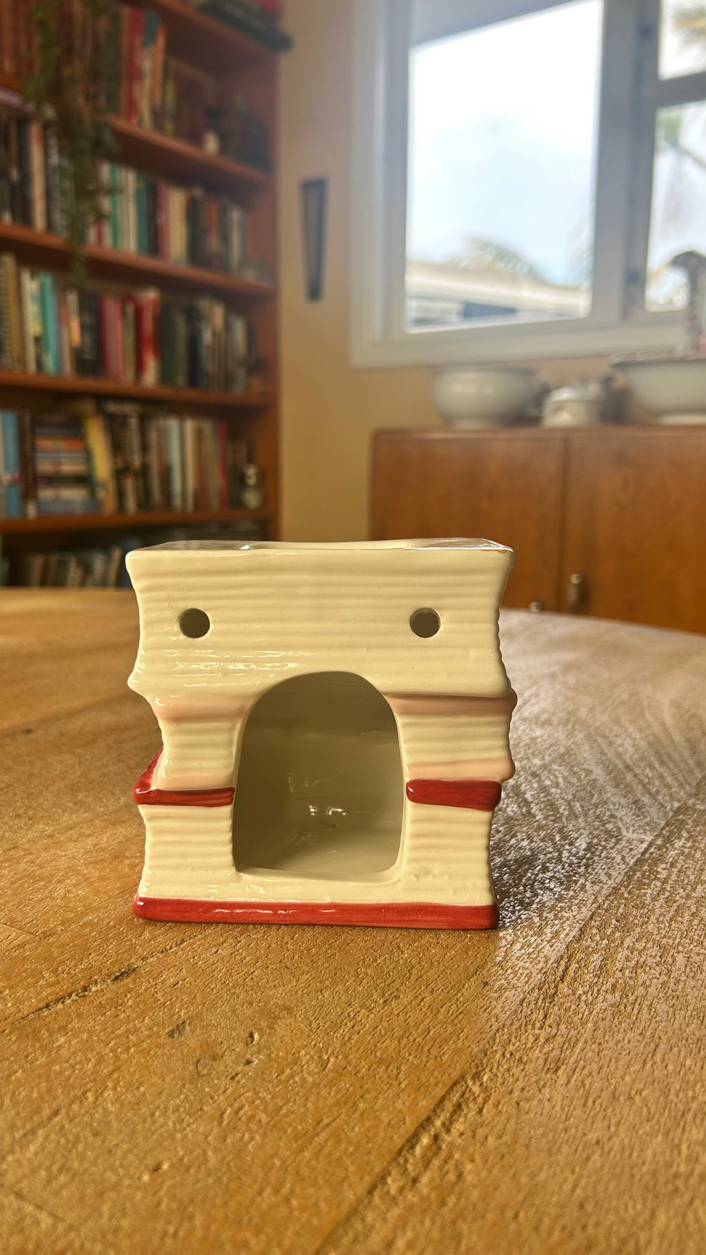 Book Stack Oil Burner